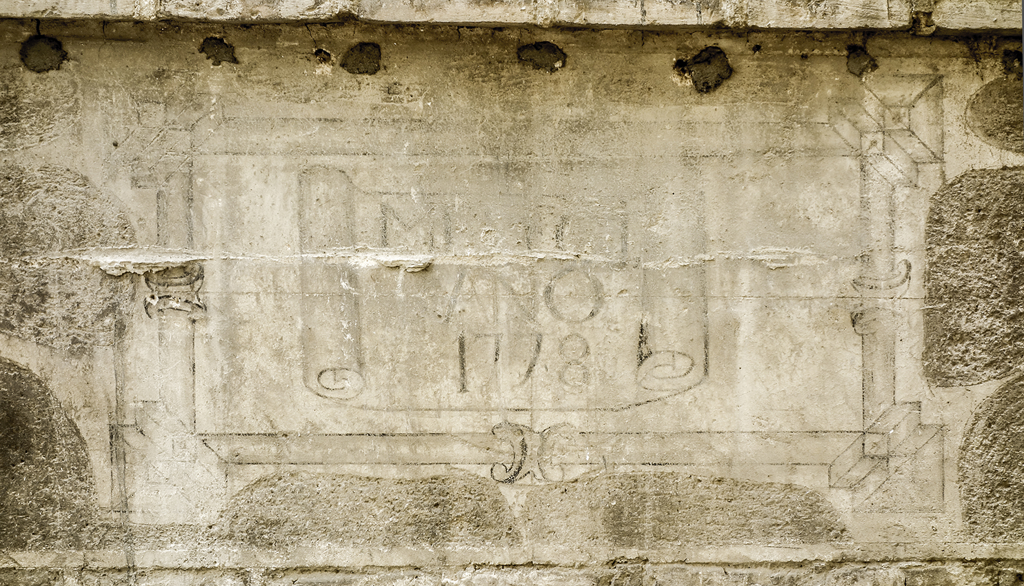 Inscripción fachada Convento San Antonio, Toledo