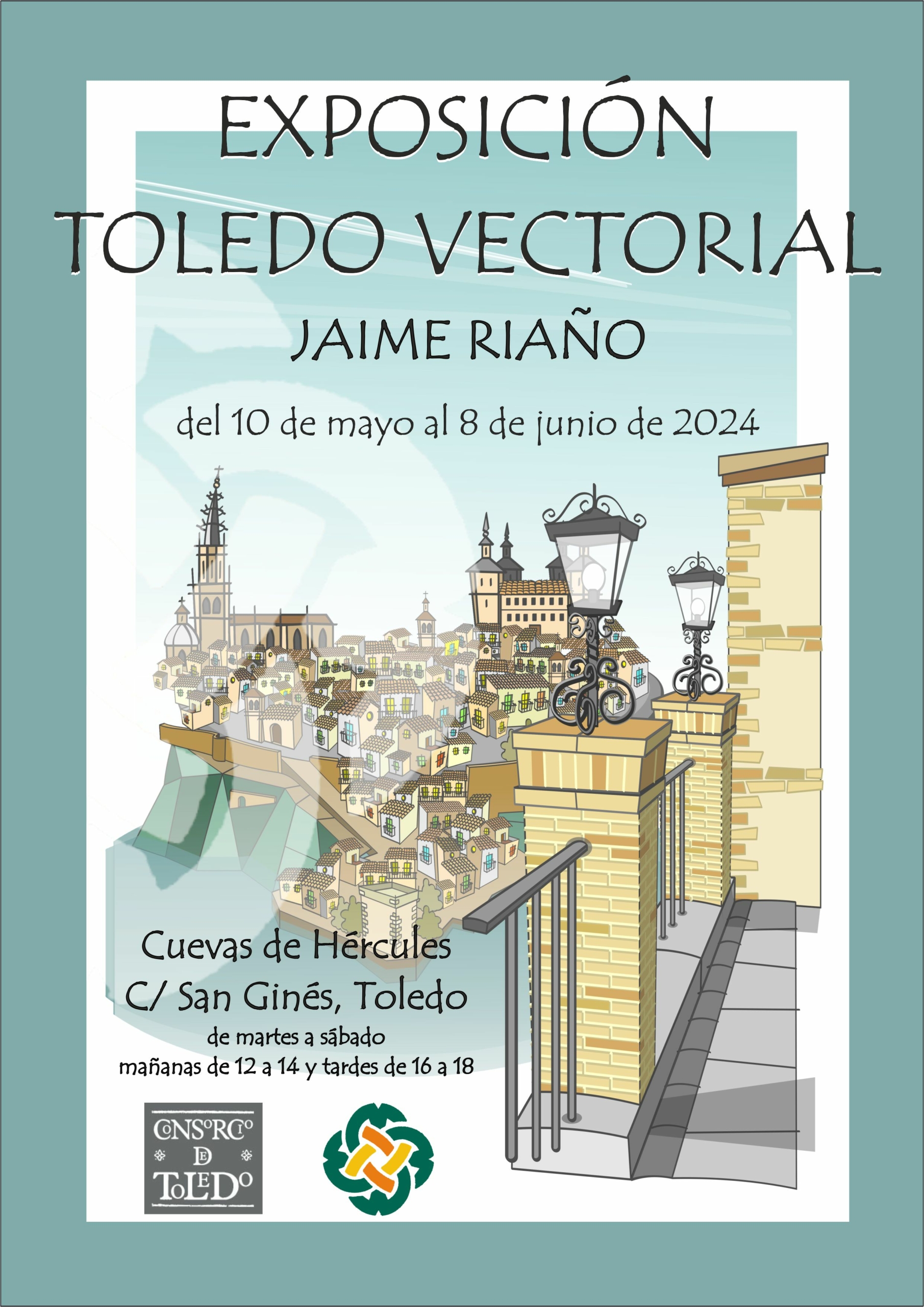 Cartel de la exposición 'Toledo Vectorial'